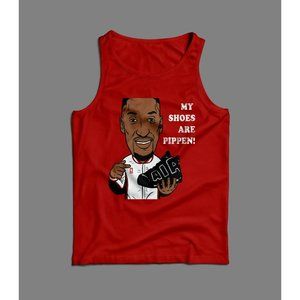 SCOTTIE #33* MY SHOES ARE PIP* BASKETBALL TANK